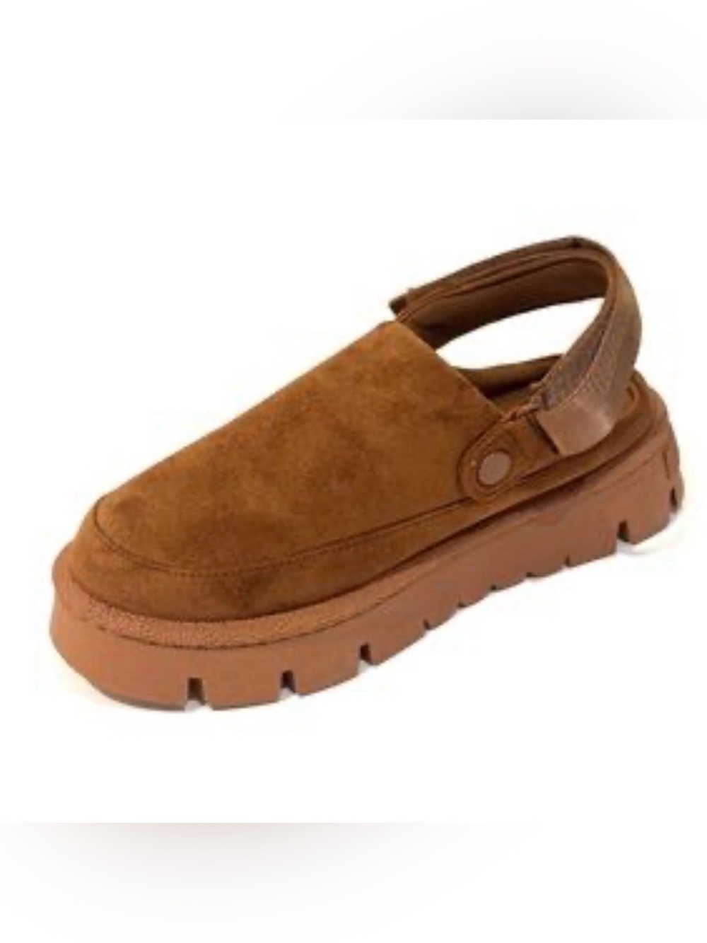 Women’s Brown Suede Sling-Back Clog
